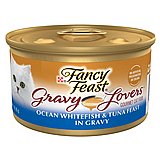 Fancy Feast פנסי פיסט 85 גר' מזון רטוב לחתולים בטעם דג לבן וטונה (גרייבי לאברס) Fancy Feast פנסי פיסט 85 גר' מזון רטוב לחתולים בטעם דג לבן וטונה (גרייבי לאברס)