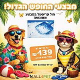 מבצעי אוגוסט - מארז חול קריסטל 3.6 ליטר לחתול במבצע ענק!!! מבצעי אוגוסט - מארז חול קריסטל 3.6 ליטר לחתול במבצע ענק!!!