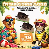 מבצעי אוגוסט - 2 קרטוני גירוד לחתול במחיר מנצח!!! מבצעי אוגוסט - 2 קרטוני גירוד לחתול במחיר מנצח!!!