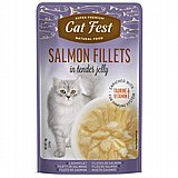 Cat Fest קט פסט 70 גרם מזון רטוב (פאוץ) לחתולים גורים בטעם פילה סלמון טבעי Cat Fest קט פסט 70 גרם מזון רטוב (פאוץ) לחתולים גורים בטעם פילה סלמון טבעי