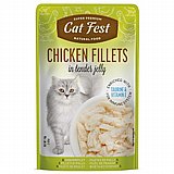 Cat Fest קט פסט 70 גרם מזון רטוב (פאוץ) לחתולים גורים בטעם פילה עוף טבעי Cat Fest קט פסט 70 גרם מזון רטוב (פאוץ) לחתולים גורים בטעם פילה עוף טבעי