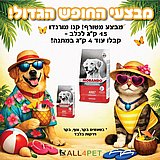 מבצעי אוגוסט - מורנדו 15 ק"ג מזון יבש לכלבים בהטבה שווה במיוחד! מבצעי אוגוסט - מורנדו 15 ק"ג מזון יבש לכלבים בהטבה שווה במיוחד!