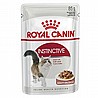 Royal Canin רויאל קנין 85 גרם מזון רטוב (פאוץ') לחתולים בוגרים לשמירה על משקל אידיאלי (אינסטינקטיב 12 ברוטב - חתיכות קטנות)