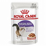 Royal Canin רויאל קנין 85 גרם מזון רטוב (פאוץ') לחתולים בוגרים מסורסים (סטרילייזד) Royal Canin רויאל קנין 85 גרם מזון רטוב (פאוץ') לחתולים בוגרים מסורסים (סטרילייזד)