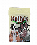 kelly's קליס 100 גרם חטיף רצועות כבש kelly's קליס 100 גרם חטיף רצועות כבש
