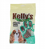 kelly's קליס 100 גרם חטיף סלמון סטייק kelly's קליס 100 גרם חטיף סלמון סטייק