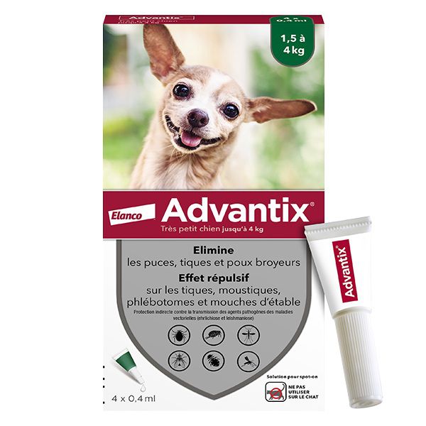 Advantix אמפולות - טיפול בפרעושים וקרציות לכלבים