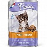 Plaisir פלאזיר 100 גרם מזון רטוב (פאוצ') לחתולים גורים בטעם עוף (קיטן) Plaisir פלאזיר 100 גרם מזון רטוב (פאוצ') לחתולים גורים בטעם עוף (קיטן)