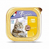 Plaisir פלאזיר 100 גרם מזון רטוב (מעדן) לחתולים בטעם הודו (סטרלייז) Plaisir פלאזיר 100 גרם מזון רטוב (מעדן) לחתולים בטעם הודו (סטרלייז)