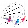 Kong קונג - משחק חכה עם ציפור ונוצות לחתול