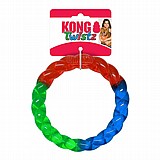Kong קונג - טוויז טבעת צבעונית לכלב L Kong קונג - טוויז טבעת צבעונית לכלב L