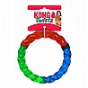Kong קונג - טוויז טבעת צבעונית לכלב S