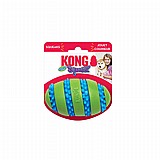 Kong קונג - סקוויז כדור גומי פוטבול ירוק לכלב L Kong קונג - סקוויז כדור גומי פוטבול ירוק לכלב L