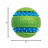 Kong קונג - סקוויז כדור גומי ירוק לכלב L