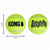 Kong Squeaker Ball קונג סקוויקר בול XS - כדור משחק לכלב (3 יחידות)