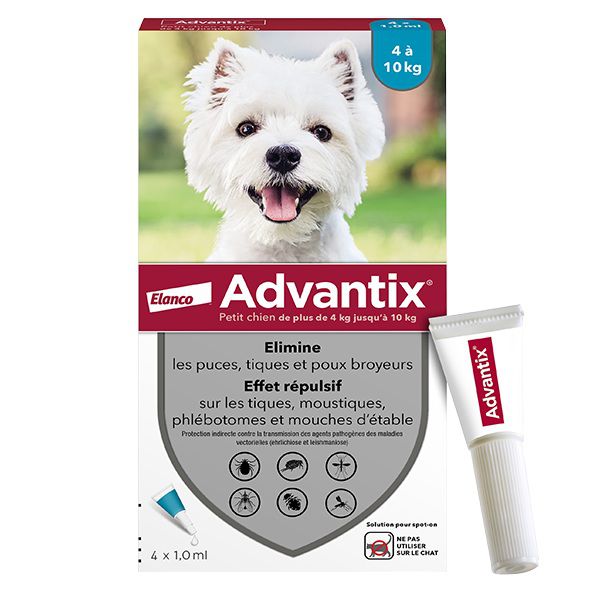 Advantix אמפולות - טיפול בפרעושים וקרציות לכלבים