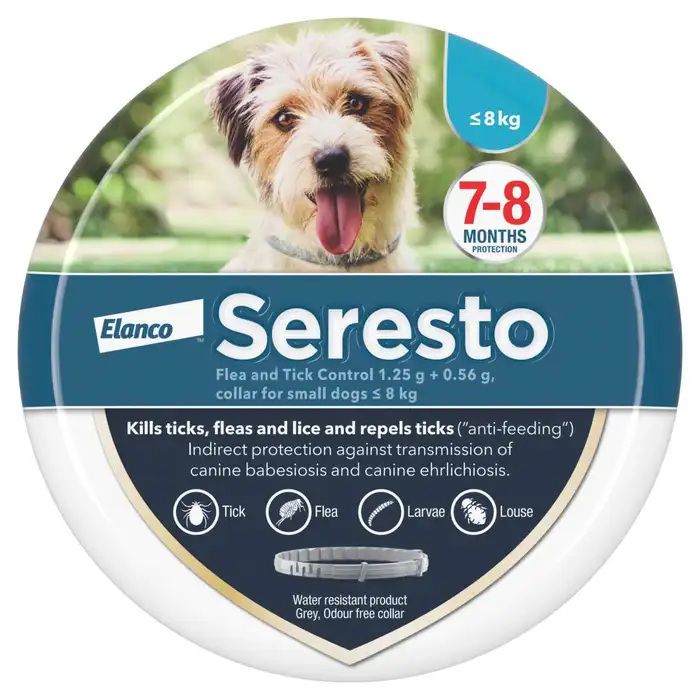 Seresto קולר - טיפול בפרעושים וקרציות לכלבים