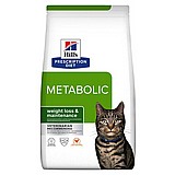 Hill's Prescription Diet הילס פרסקריפשן דיאט 3 ק"ג מזון יבש רפואי לחתולים (מטבוליק) Hill's Prescription Diet הילס פרסקריפשן דיאט 3 ק"ג מזון יבש רפואי לחתולים (מטבוליק)