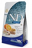 Natural & Delicious נאטורל אנד דלישס 1.5 ק"ג מזון יבש מופחת דגנים לחתולים בוגרים בטעם דג קוד ותפוזים (N&D) Natural & Delicious נאטורל אנד דלישס 1.5 ק"ג מזון יבש מופחת דגנים לחתולים בוגרים בטעם דג קוד ותפוזים (N&D)