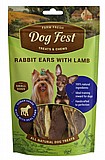 Dog fest דוג פסט 55 גרם חטיף אוזני ארנב עם כבש Dog fest דוג פסט 55 גרם חטיף אוזני ארנב עם כבש