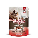 Migliorgatto מיגליאור גאטו 85 גרם מזון רטוב (פאוץ) לחתול בטעםחזיר וירקות (סטרלייז) Migliorgatto מיגליאור גאטו 85 גרם מזון רטוב (פאוץ) לחתול בטעםחזיר וירקות (סטרלייז)