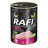 Rafi ראפי 400 גרם מזון רטוב (שימור) לחתול בטעם פטה הודו Rafi ראפי 400 גרם מזון רטוב (שימור) לחתול בטעם פטה הודו