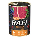 Rafi ראפי 400 גרם מזון רטוב (שימור) לכלב בטעם ברווז Rafi ראפי 400 גרם מזון רטוב (שימור) לכלב בטעם ברווז
