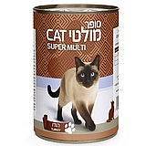 Multicat מולטיקט סופר 400 גרם מזון רטוב (שימור) פטה לחתול בטעם הודו Multicat מולטיקט סופר 400 גרם מזון רטוב (שימור) פטה לחתול בטעם הודו