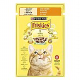 Friskies פריסקיז 85 גרם מזון רטוב לחתולים בטעם עוף ברוטב Friskies פריסקיז 85 גרם מזון רטוב לחתולים בטעם עוף ברוטב