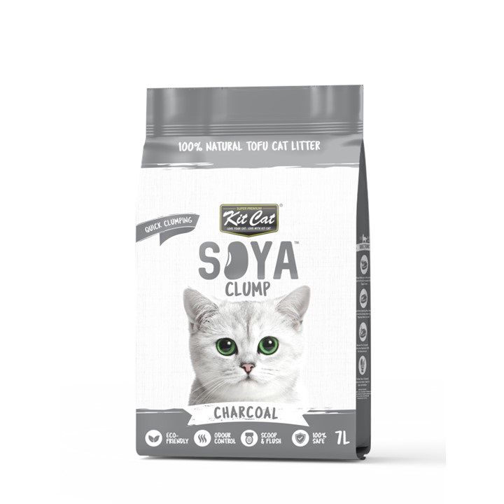 Kit Cat חול מתגבש על בסיס סויה למניעת ריחות חזקים - חול לחתולים