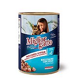 miglior gatto מגליאור גאטו 405 גר` מזון רטוב (שימורים) לחתולים בוגרים בטעם דג miglior gatto מגליאור גאטו 405 גר` מזון רטוב (שימורים) לחתולים בוגרים בטעם דג