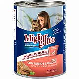 miglior gatto מגליאור גאטו 400 גר' מזון רטוב (שימורים) לחתולים בוגרים בטעם סלמון miglior gatto מגליאור גאטו 400 גר' מזון רטוב (שימורים) לחתולים בוגרים בטעם סלמון
