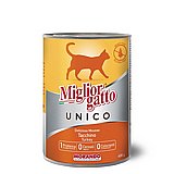 Unico יוניקו 400 גרם מזון רטוב (שימור) לחתול בטעם הודו Unico יוניקו 400 גרם מזון רטוב (שימור) לחתול בטעם הודו