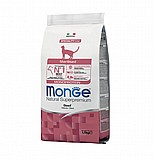 MONGE מונג 1.5 ק"ג מזון יבש לחתולים מסורסים/מעוקרים בטעם בקר (סטרלייז) MONGE מונג 1.5 ק"ג מזון יבש לחתולים מסורסים/מעוקרים בטעם בקר (סטרלייז)