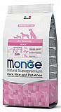 MONGE מונג 2.5 ק"ג מזון יבש לכלבים בוגרים בטעם חזיר אורז ותפו"א (אדולט) MONGE מונג 2.5 ק"ג מזון יבש לכלבים בוגרים בטעם חזיר אורז ותפו"א (אדולט)
