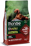 MONGE מונג 2.5 ק"ג מזון יבש לכלבים בוגרים בטעם כבש תפ"א ואפונה (ביווילד) MONGE מונג 2.5 ק"ג מזון יבש לכלבים בוגרים בטעם כבש תפ"א ואפונה (ביווילד)