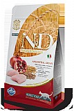 Natural & Delicious נאטורל אנד דלישס 3 ק"ג מזון יבש מופחת דגנים לחתולים בוגרים בטעם עוף ורימונים (N&D) Natural & Delicious נאטורל אנד דלישס 3 ק"ג מזון יבש מופחת דגנים לחתולים בוגרים בטעם עוף ורימונים (N&D)