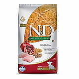 N&D אן די 7 ק"ג מזון יבש מופחת דגנים לגורים עוף ורימון (מיני) N&D אן די 7 ק"ג מזון יבש מופחת דגנים לגורים עוף ורימון (מיני)
