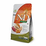N&D אן די 1.5 ק"ג מזון יבש ללא דגנים לחתולים בוגרים בטעם ברווז ודלעת N&D אן די 1.5 ק"ג מזון יבש ללא דגנים לחתולים בוגרים בטעם ברווז ודלעת