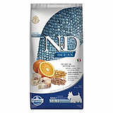 N&D אן די 7 ק"ג מזון יבש מופחת דגנים לכלבים בוגרים אושן דג ותפוז (מיני) N&D אן די 7 ק"ג מזון יבש מופחת דגנים לכלבים בוגרים אושן דג ותפוז (מיני)