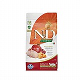 N&D אן די 5 ק"ג מזון יבש ללא דגנים לחתולים בוגרים בטעם שליו ודלעת N&D אן די 5 ק"ג מזון יבש ללא דגנים לחתולים בוגרים בטעם שליו ודלעת
