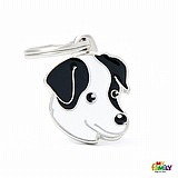 תג שם JACK RUSSEL BLACK-MF25 תג שם JACK RUSSEL BLACK-MF25
