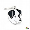 תג שם JACK RUSSEL BLACK-MF25