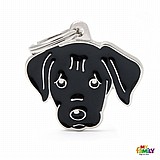 תג שם LABRADOR BLACK-MF31 תג שם LABRADOR BLACK-MF31