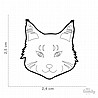 תג שם MAINE COON GREY-MF39