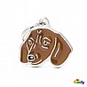 תג שם DACHSUND BROWN-MF19N