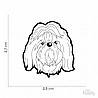 תג שם SHIH TZU GREY-MF16N