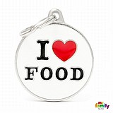 תג שם צארמס I LOVE FOOD-CH17 תג שם צארמס I LOVE FOOD-CH17
