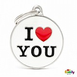 תג שם צארמס I LOVE YOU-CH17 תג שם צארמס I LOVE YOU-CH17