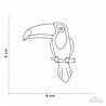 תג שם ווילד ZO16-TOCO TOUCAN